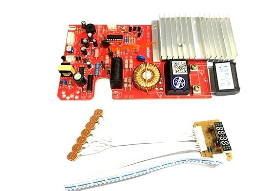 Image of 2200W Induction Cooker Controller PCB Circuit Board, Touch Control, Multilayer, Multicolour