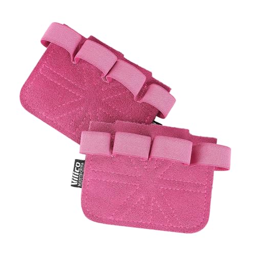 Oxtxuzdm 1 par de guantes de levantamiento de pesas para adultos, guantes de gimnasio, guantes de entrenamiento de cuatro dedos, mancuernas antideslizantes, almohadilla de agarre, protectores de mano