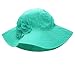 Carter's Cotton Sun Hat with Flower with Chin Strap For Baby Girls Solid Colors