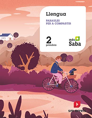 Portada de Llengua. Paraules per a compartir. 2 Primaria. Mès Saba