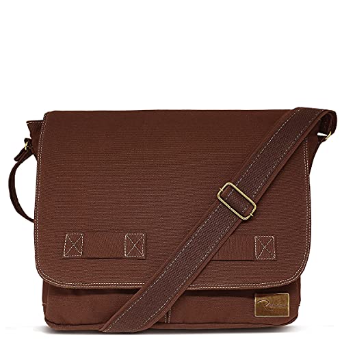 Bolsa Carteiro de Lona Jack - Marrom