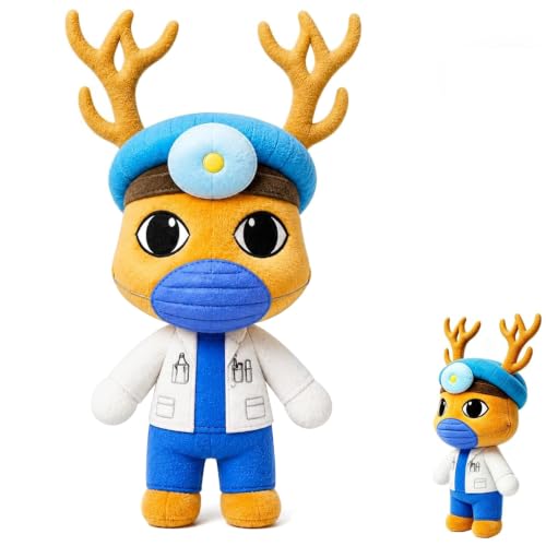 Image of Animal Hospital Plush, 32cm Animal Plushies Toy, Veterinary Hospital Plush, Animal Plush Toy, Animal Hospital Plush, Gifts for Horror Games Enthusiasts and Fans