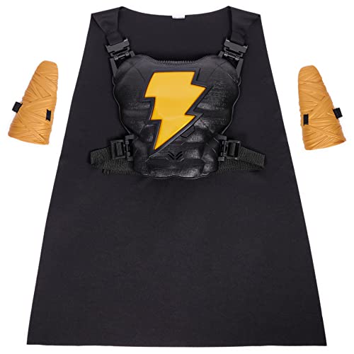 Dc Comics, Black Adam Hero Set, Light-Up Chest Plate, Gauntlets, Cape, 10+ Sounds, Black Adam Movie Kids Roleplay Costume For Boys And Girls Ages 4 And Up #TOP3