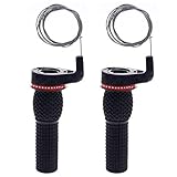 Ragyzity 1 Pair Bicycle Twist Grip Gear Shifters, Mountain Bike Speed Shifter Reverse Rolling Stick