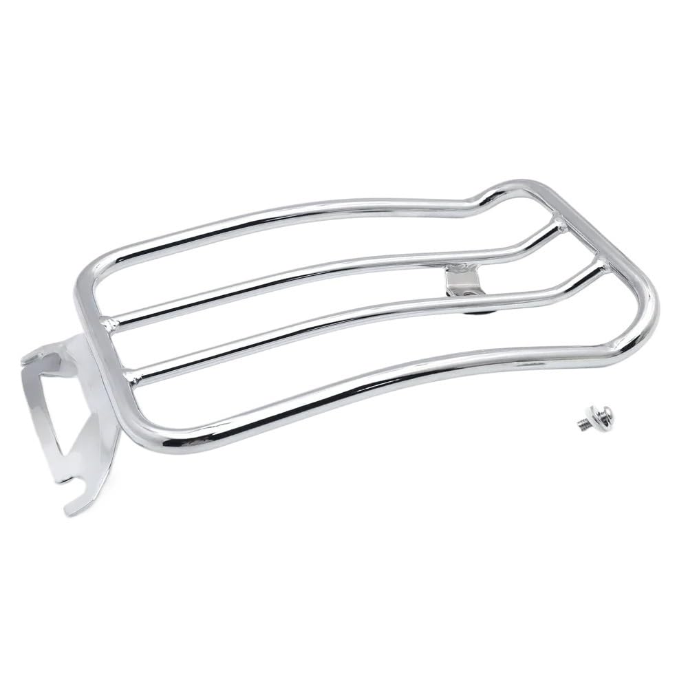 Portaequipajes Motocicleta Soporte Equipaje Asiento Individual 11" X 7" para 1997-2015 para Touring FLH/T Piezas De Motocicleta Estante