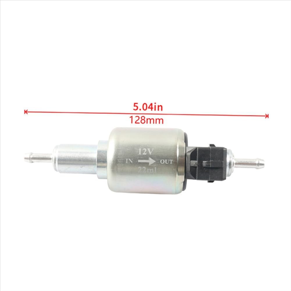12V 22Ml Metering Diesel Heater Fuel Pump With Hose Clamps Compatible With 2KW 5KW 8KW Air Diesel Parking Heater