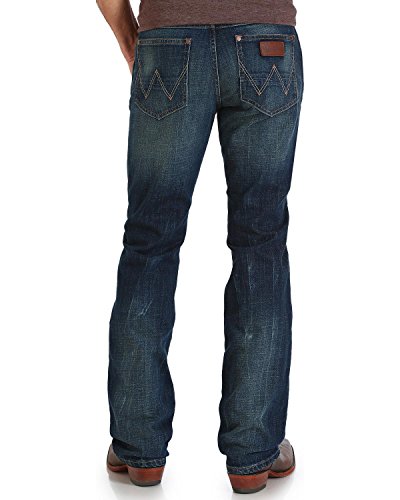 Image of Wrangler Men's Retro Slim Fit Straight Leg Jean