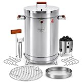 INGRILL 3-in-1 Stainless Steel Smoker Ba...