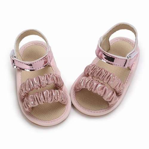 girls size 1 sandal Ruffle Bowknot Premium Soft Sole Open Toe Breathable Summer Outdoor Shoes Baby Sandals 0 12 Months2