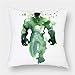 WWZ Taie d'oreiller Couvre Throw Coussins Décoratifs Hulk Appliquer Les Enfants Bébé Étudiant Garçon Fille Adolescents Décoration D'intérieur (Taille: 45x45cm) (Color : Multi-Colored)