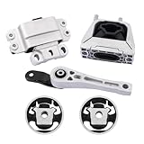 QRYIPPDM 5pc Engine Motor & Transmission Mount Kit for 2005-2010 Jetta 2.0L Beetle 2.5L 2006-2014 Golf 2.5L 2012-2014 Passat 2006-2009 Rabbit