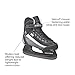 Jackson Ultima Softec Sport Ice Skates Men & Boys Ice Skates – Comfortable Recreational Hockey Skates for Ice Skating, Size 12 Medium Width