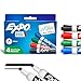 EXPO 80074 Low-Odor Dry Erase Markers, Chisel Tip, Assorted Colors, 4-Count