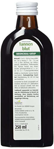 Hübner Tannenblut Bronchial-Sirup 250 ml Schleimlöser für Atemwege