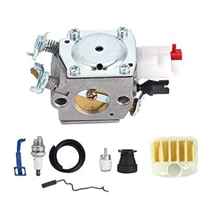 Ladieshow Carburateur Bougie Set Aluminium Carburateur Tuinieren Kettingzaag Vervanging Deel Fit voor Husqvarna 350…