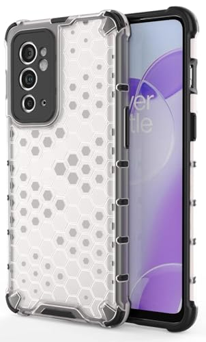 Image of Prime Retail Hard PC Back Case Cover for Oneplus 9RT 5G Anti Slip Ultra Thin Shockproof Reinforced Corners (Transparent)