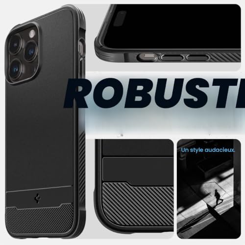Coque iPhone 14 Pro MagSafe Spigen Rugged Armor pour les déplacements - 3