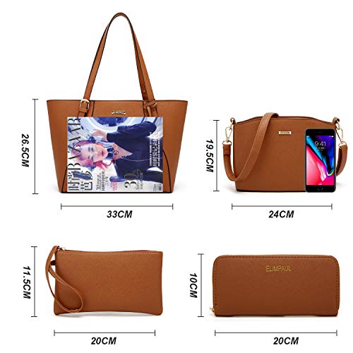 image for YTL Women Fashion Handbags Wallet Tote Bag Shoulder Bag Top Handle Sat