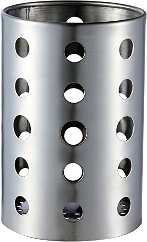 Pro Chef Kitchen Tools Utensil Holder - Silverware Utensil Organizers - Bar Caddy Organizer - Large Flatware Container For Spatula Sets Gadgets - Commercial Restaurant Quality Stainless Steel Caddy