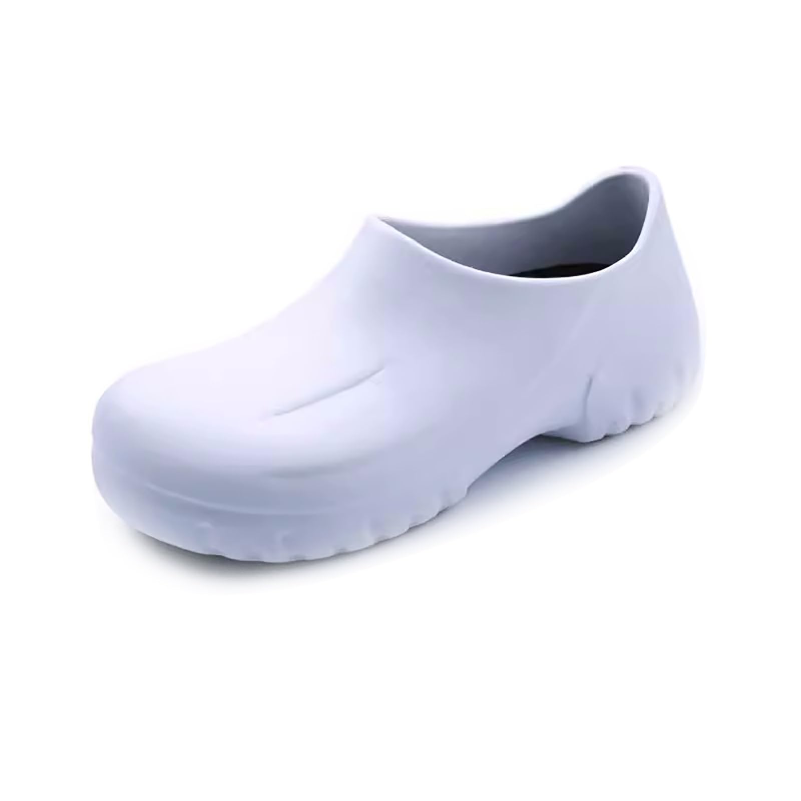 XTRYBHD Non Slip Shoes for Men - Kitchen Shoes for Men, Nursing Shoes, Non Slip Work Shoes Men, Indoor and Outdoor for Kitchen Garden Food Service(White,9-9.5)