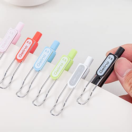 Aihao Retractable Gel Pens, Black Ink, Fine Point 0.5Mm, 12 Pack, Comfort Grip For Smooth Writing, Journaling, Note Taking, No Bleed & Smear #TOP3