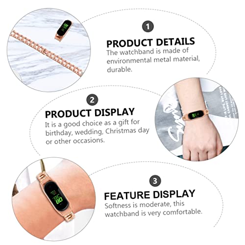 Bracelet de montre connectée réglable et confortable en alliage