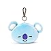 BT21 Official Merchandise by Line Friends - KOYA Character Doll Face Keychain Ring Cute Handbag Accessories