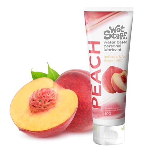 ピーチ味潤滑ゼリー、潤滑 ローション口にしても大丈夫、水溶性 低刺激、潤滑剤ゼリー、高比率ピーチジャムエキス配合、潤滑 ジェル、潤滑剤ゼリー、オーストラリア製、妊 活 ジェル 100ml - 画像1
