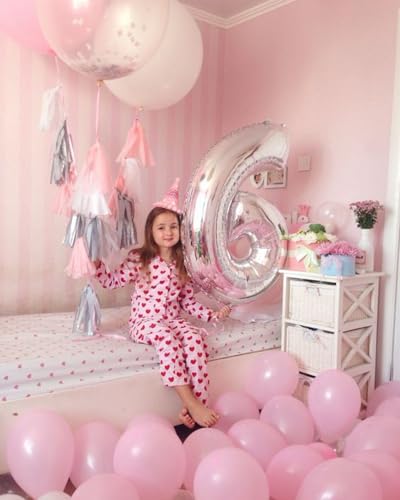 Image of Number 0 Balloons Birthday Decorations, 40In Silver Balloons for Men Women | Eye-catching Appearance, Perfect Decorative Centerpieces, Convenient Self-sealing Structure, Widely for Various Occasions