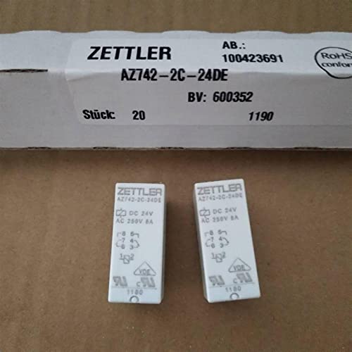 Relais de puissance AZ742-2C-24DE 8 broches pour domotique