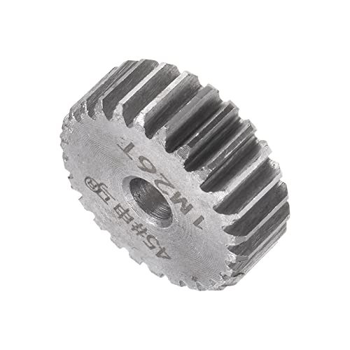 Image of HARFINGTON 2pcs Straight Spur Gear 6mm Bore 26T Mod-1 Hardened 45# Steel Spur Diff Differential Motor Gear RC Car Replacement Parts