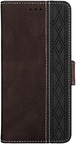 Étui portefeuille iPhone 13 Pro marron idéal pour le quotidien