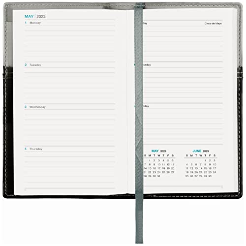 2023 Pocket Planner/Pocket Calendar: Includes 14 Months (November 2022 To December 2023) / 2023 Weekly Planner/Weekly Agenda/Monthly Calendar Organizer (Black/Gray) #TOP4