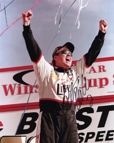AUTOGRAPHED 2000 Rusty Wallace #2 Miller Lite Racing BRISTOL RACE WINNER (Victory Lane Confetti) 50th Career Win Signed Picture NASCAR 8X10 Inch Photo with COA