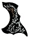 YMC Picguard-Acoustic-BK-Hummingbird Acoustic Guitar Pickguard, Self Adhesive, Black