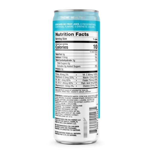 Zoa Zero Sugar Energy Drinks - Healthy Energy Formula With Vitamins, Electrolytes, Antioxidants, 160Mg Of Natural Caffeine - Tropical Punch, 12 Ounce (Pack Of 12) #TOP3