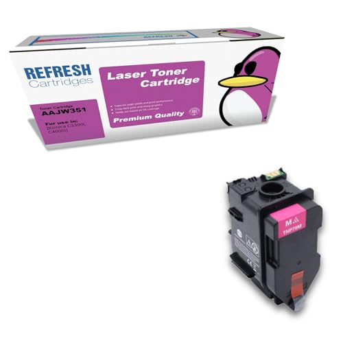 Image of Refresh Cartridges Remanufactured TNP81M (AAJW351) Magenta Toner Cartridge Replacement for Konica Minolta Printers