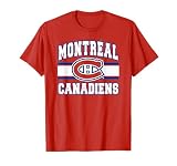 Montreal Canadiens Stripe Red Officially Licensed T-Shirt