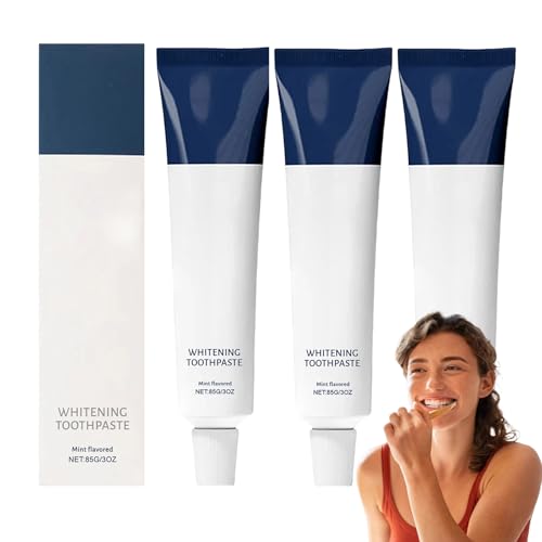 7.5% Nano-Hydroxyapatite Enamel Mineralization Toothpaste,Advanced Stain Removal for Adult Teeth,Cooling Mint Flavor,Fresh Breath Support with Zinc Citrate. (3PCS)