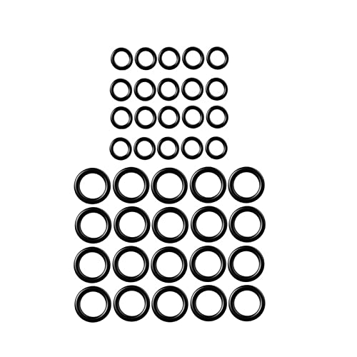MEIXIA Galaa Store 40pcs Haute Pression Nettoyeur o-Bague o-Bague 1/4 m22 3/8 rondelles de Joint d'étanchéité en Caoutchouc Cover