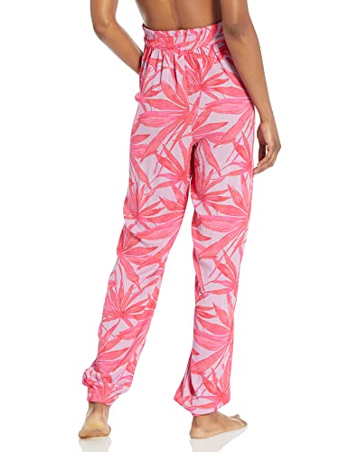 Pj Salvage Womens Loungewear Tranquil Palm Banded Pant Pajama Bottom, Lilac, Small Us #TOP1