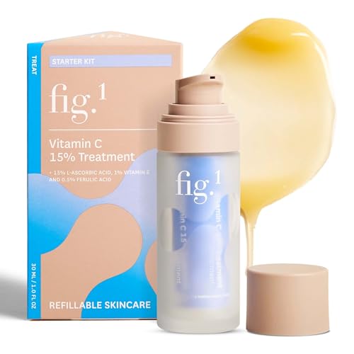 Fig.1 Vitamin C 15% Face Serum for Women – Nourishing Hydrating, Anti-Wrinkle Antioxidant Serum for Face – Moisturizing Facial Skin Care Treatment for Dry, Oily, Normal Skin – 1.0 oz