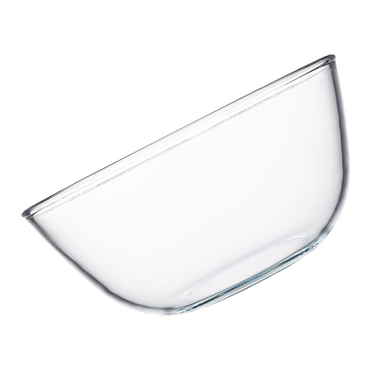 Saladier couvercle en verre 1600 ML grand bol empilable transparent Veemoon