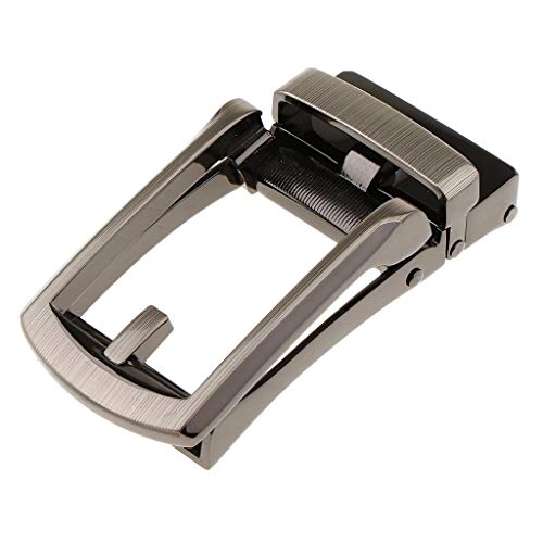 2 Pieces Ratchet Belt Buckle Only for Leather Belt Strap, Automatic Slide Click4