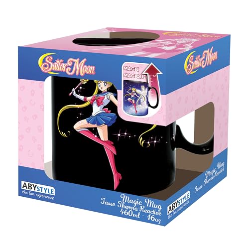 SAILOR MOON - Mug Heat Change- 460ml- Sailor & Chibi- cardboard