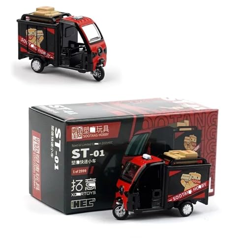 Modelo Miniatura Vehículo Tang Express 1/64 Rojo