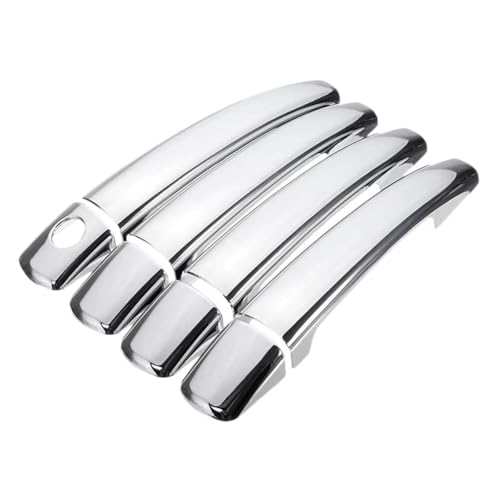 �Ԃ̃h�A�n���h���J�o�[ Compatible With Peugeot 207 2006-2010 For 308 2008 2009 2010 For 407 2004-2010 �� Extoerir �h�A�n���h���J�o�[�����X�e�b�J�[�ƌ݊�������