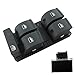 JahyShow Autoparts New Master Power Passenger Window Switch Panel Fit for Audi A4 B6 B7 Sedan Come with 4pcs Button 2002 2003 2004 2005 2006 2007 2008