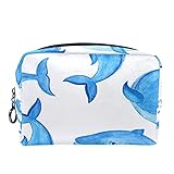 Características: los patrones son elegantes y hermosos, muy adecuados para uso personal o como regalo. Todas estas bolsas de cosméticos de viaje tienen asas para un fácil transporte.