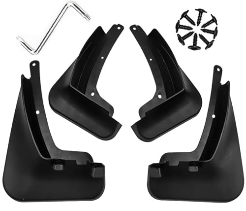 Image of Mud Flaps Mud Guards Fit for Chevrolet Trailblazer 2019-2021, Front & Rear Mud Splash Guards Accessories - 4 Pc, Black